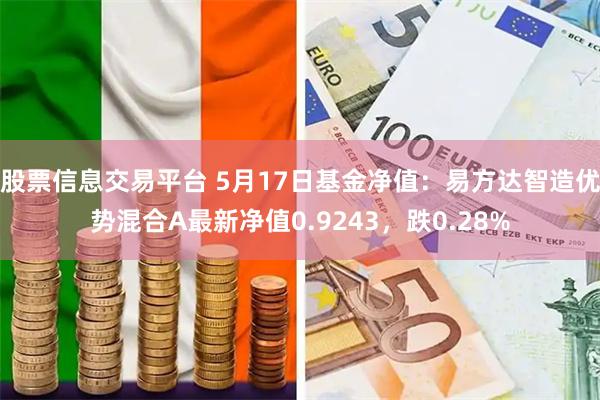 股票信息交易平台 5月17日基金净值：易方达智造优势混合A最新净值0.9243，跌0.28%