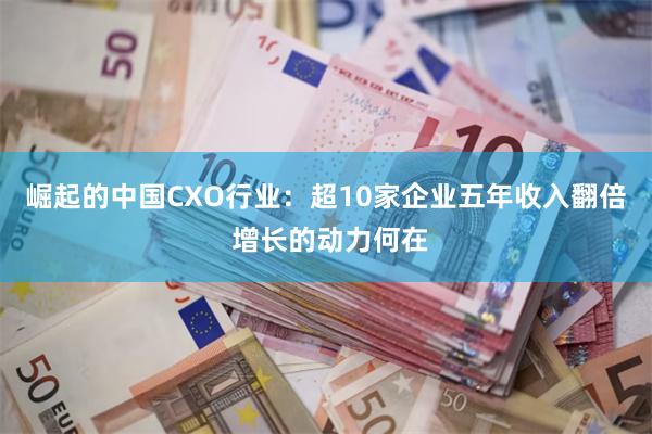 崛起的中国CXO行业：超10家企业五年收入翻倍 增长的动力何在