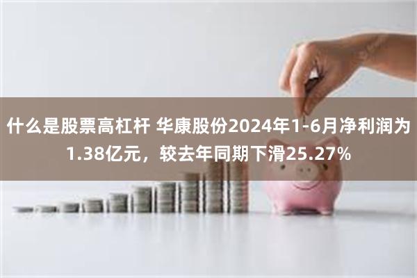 什么是股票高杠杆 华康股份2024年1-6月净利润为1.38亿元，较去年同期下滑25.27%