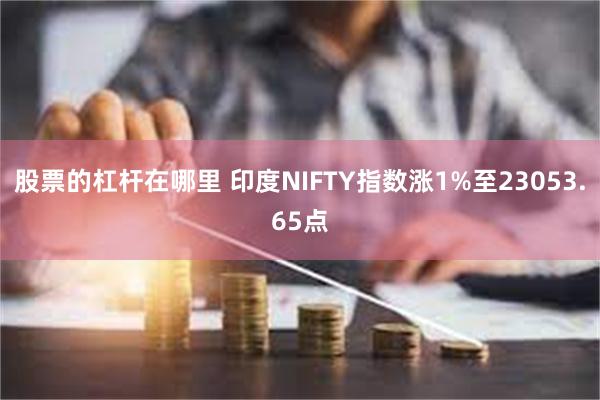 股票的杠杆在哪里 印度NIFTY指数涨1%至23053.65点